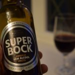Super Bock Preta non-alcoholic stout label