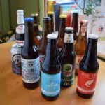 Selection of non-alcoholic beers